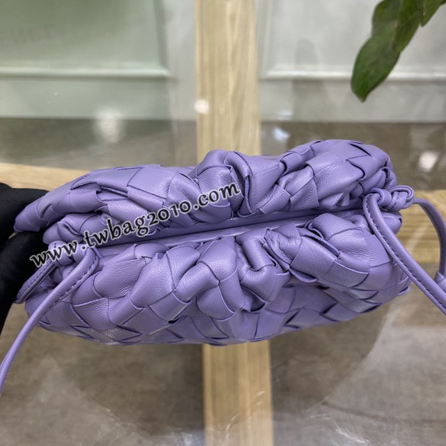 Bottega veneta高端女包 98061 寶緹嘉粗格編織羊皮雲朵POUCH手拿包 BV經典款女包  gxz1159